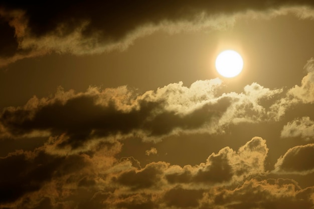 Italia, nubes en el cielo