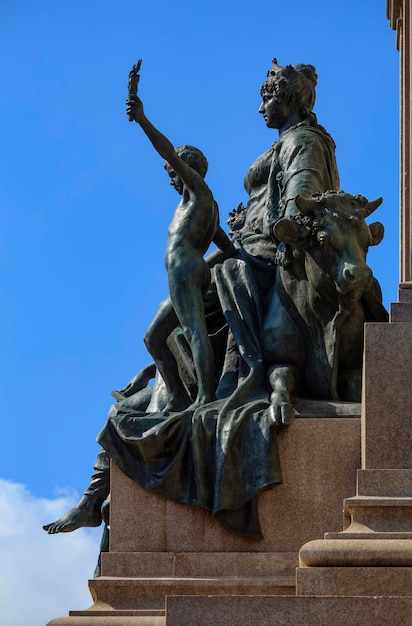 Italia, Roma, estatua de bronce