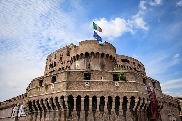 Italia, Roma, vista de San Angel Castel