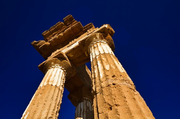 Italia Sicilia Agrigento Templos griegos Valle Castore y Polluce Templo Templo de Hera
