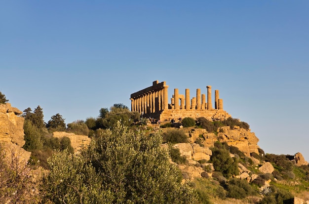 Italia Sicilia Agrigento Templos griegos Valle Templo de Juno 420 aC