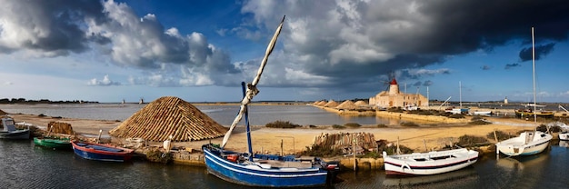 Itália, Sicília, Marsala (Trapani), salinas de Mozia