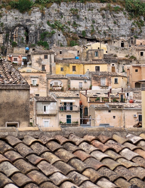 Italia, Sicilia, Modica (provincia de Ragusa), edificios antiguos