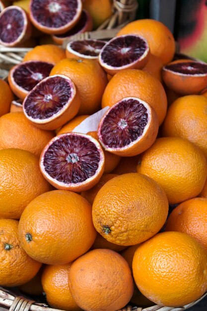 Italia Sicilia naranjas sicilianas