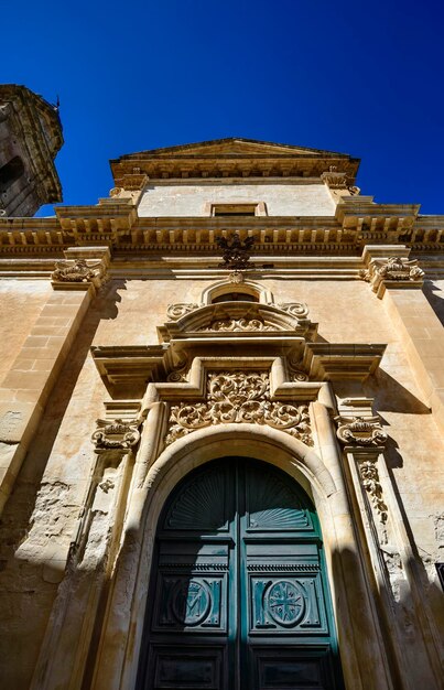 Foto italia, sicilia, ragusa ibla, iglesia barroca de s. maria dell'itria (siglo xviii), vista de la fachada barroca