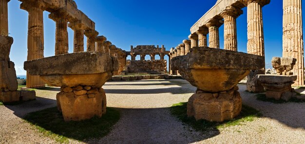 Itália, Sicília, Selinunte, Templo Grego de Hera (409 aC)