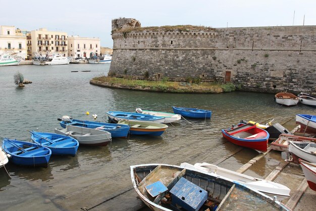 Italia tradicional Puerto viejo de Gallipoli Salento Italia