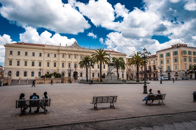 Italien-Platz in der Stadt Sassari