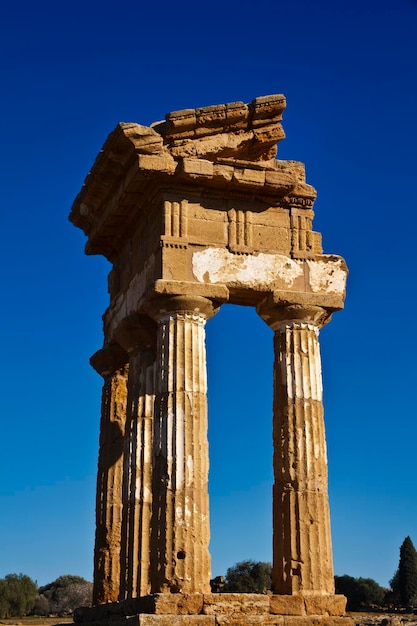 Italien Sizilien Agrigento Griechische Tempel Tal Castore und Polluce Tempel Hera-Tempel