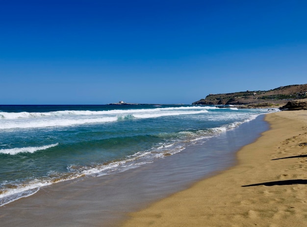 Italien, Sizilien, Ionisches Meer, Portopalo di Capo Passero, Blick auf die Insel Capo Passero, Ostsüdpunkt Siziliens