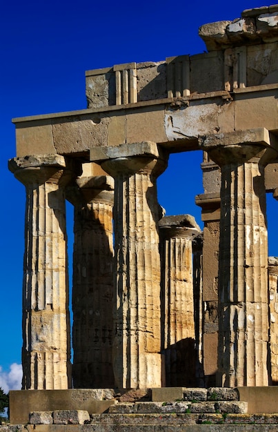 Italien, Sizilien, Selinunt, griechischer Hera-Tempel (409 v. Chr.)