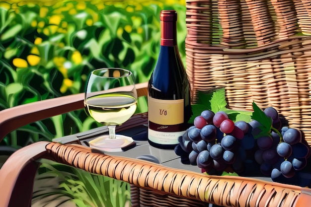 Italien Toskana Alkohol Gläser Himmel Flüssigkeit romantisch Weingut Weinrebe Ernte Hügel