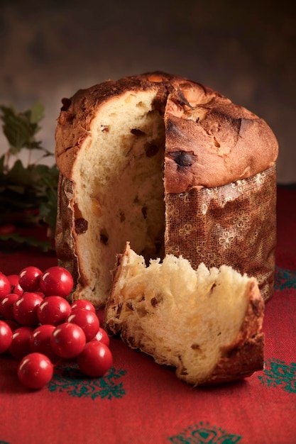 Italien, Weihnachten, Panettone-Dessert