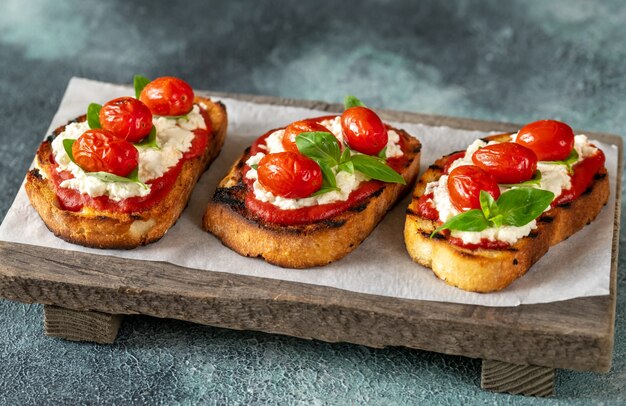 Italienische Bruschettas