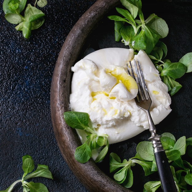 Italienische Käse-Burrata