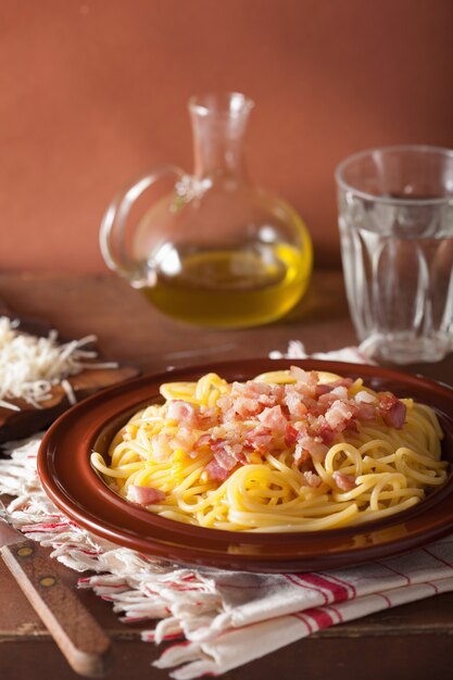 Italienische Pasta Spaghetti Carbonara