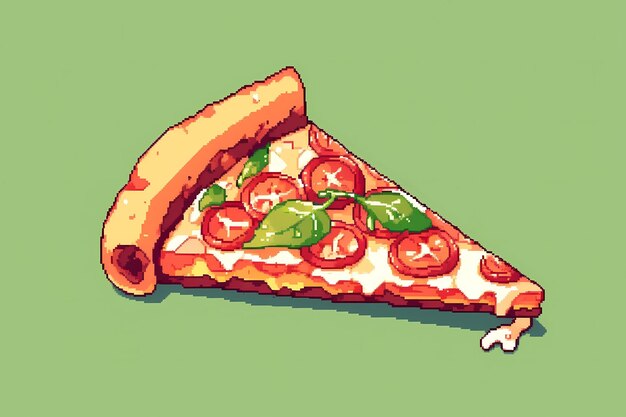 Foto italienische pizza-bild für italienische küche pop-art