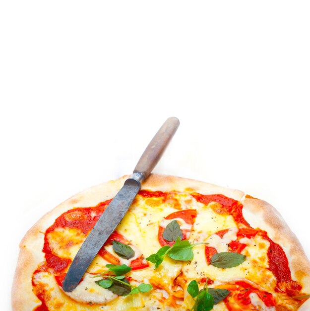 Italienische Pizza Margherita