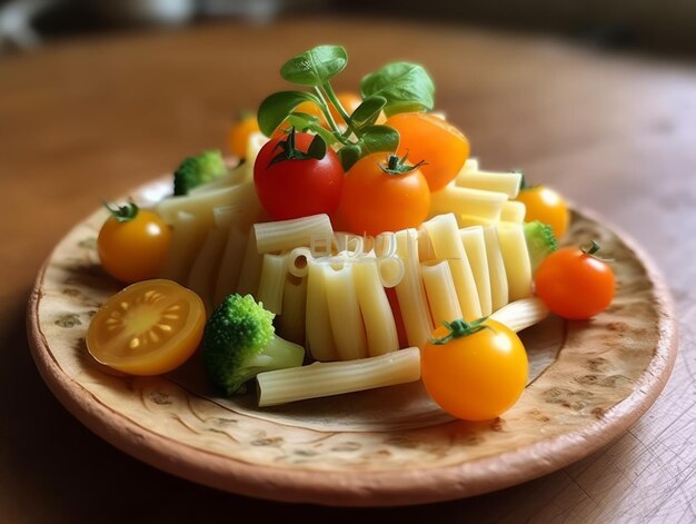 Foto italienische rigatoni-pasta