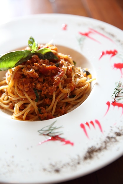 Italienische Spaghetti Bolognese