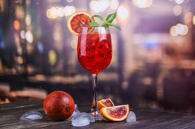 Italienischer Aperol Spritz Cocktail