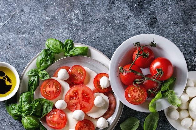 Italienischer Caprese-Salat