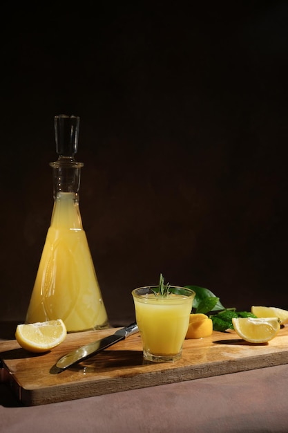 Italienischer Likör Limoncello-Getränk