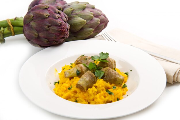 Italienisches Risotto mit Artischocken