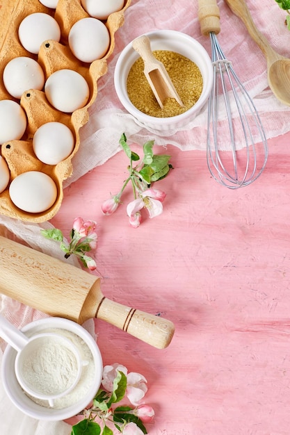 Itens de cozinha de ingredientes de padaria ou de cozinha para pastelaria