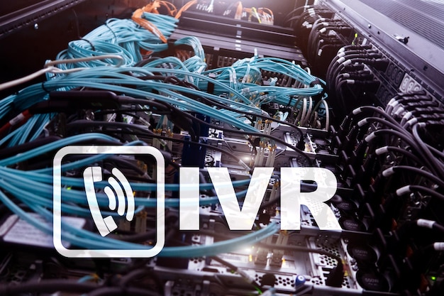 IVR Interactive Voice Response Kommunikationskonzept