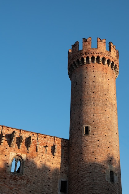 Ivrea Unesco-Stätte Burg der Stadt