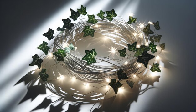 Ivy und Fairy Lights Garland