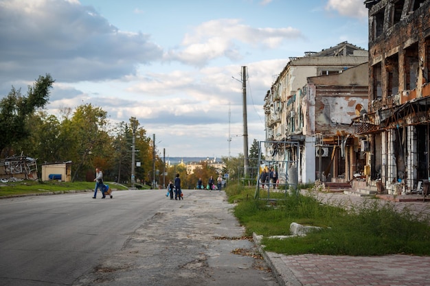 Izium kharkiv região ucrânia 09222022