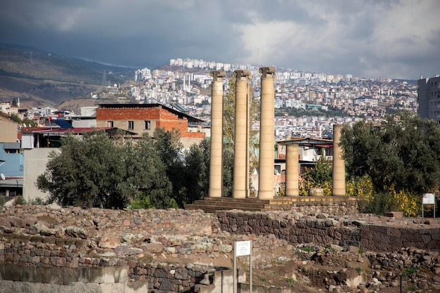 Izmir Smyrna Bayrakli cidade antiga