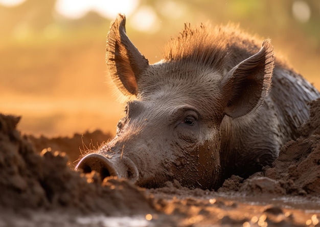 El jabalí también conocido como cerdo salvaje