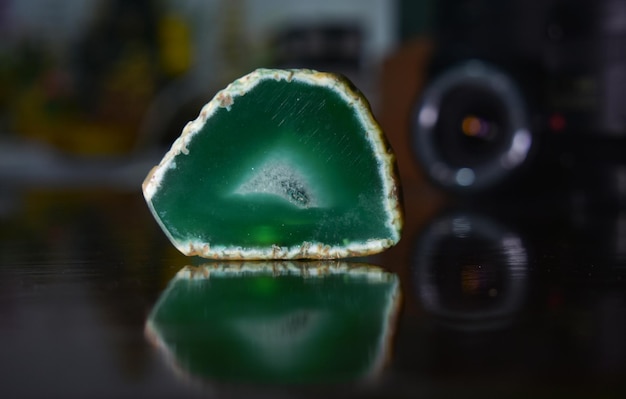 Jade real Essa é a bola de jade original Verde e rara carax9