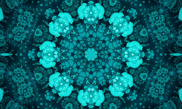 Jadeblume Geometrisches Kissen Seeschaum Aztec Ikat Hintergrund Olive Ethnisch Nahtlos