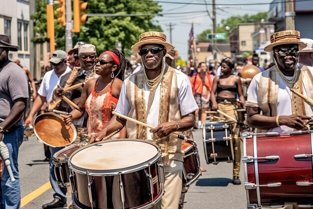 Jährliche Juneteenth-Parade und Festival