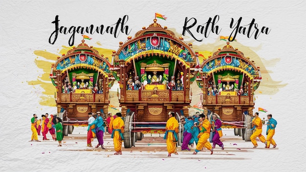 Jagannath rath yatra Generative ao