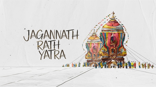 Jagannath rath yatra Generative ao