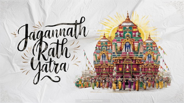 Jagannath rath yatra Generativo ao