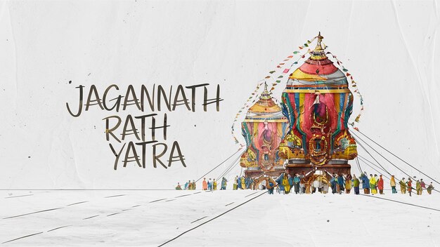 Jagannath rath yatra Generativo ao