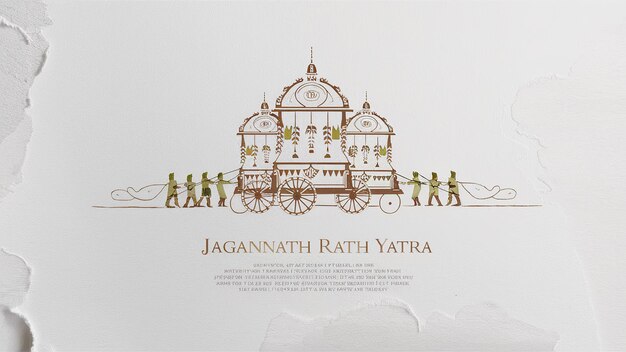 Jagannath rath yatra Generativo ao