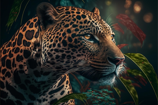 jaguar dios selva, ai generativo