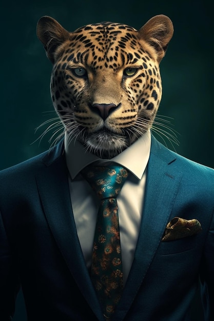 Jaguar en un traje de IA generativa