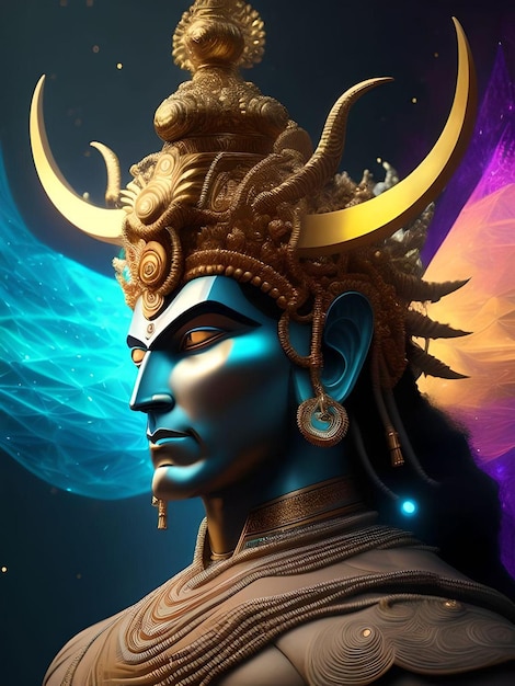 Jai Mahakal künstlerische Tributen an den siegreichen Herrn