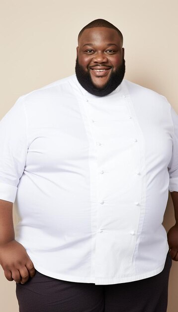 Jamaicano plus size homem adulto de meia idade