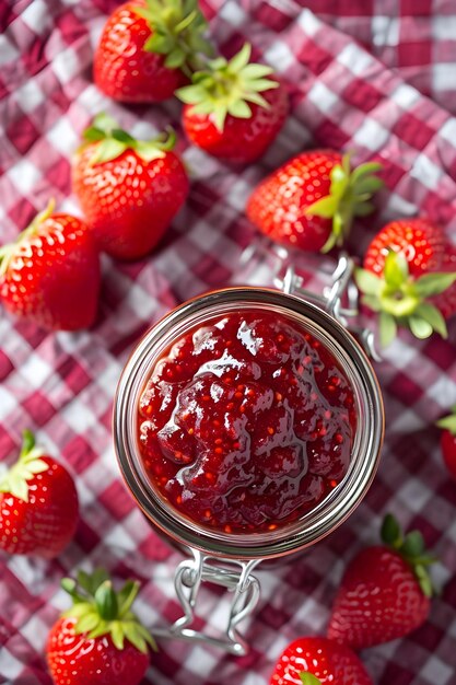 Jammin Joy OldFashioned Strawberry Jam Delight (Jam de morango à moda antiga)