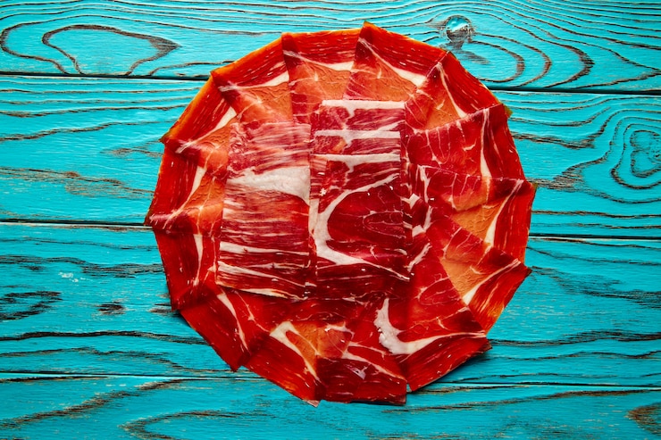 Foto jamón ibérico de jamón de la españa andaluza