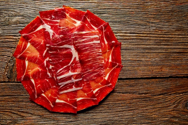 Jamon iberico presunto da Andaluzia Espanha